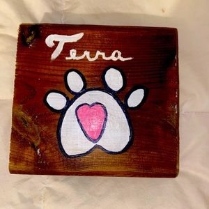 Customizable Pet Sign